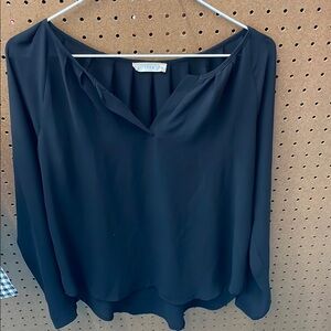 Black 3/4 Sleeve Blouse